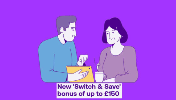 new Utility Warehouse switch and save bonus £150