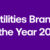 Utilities brand of the year 2020 Utility Warehouse