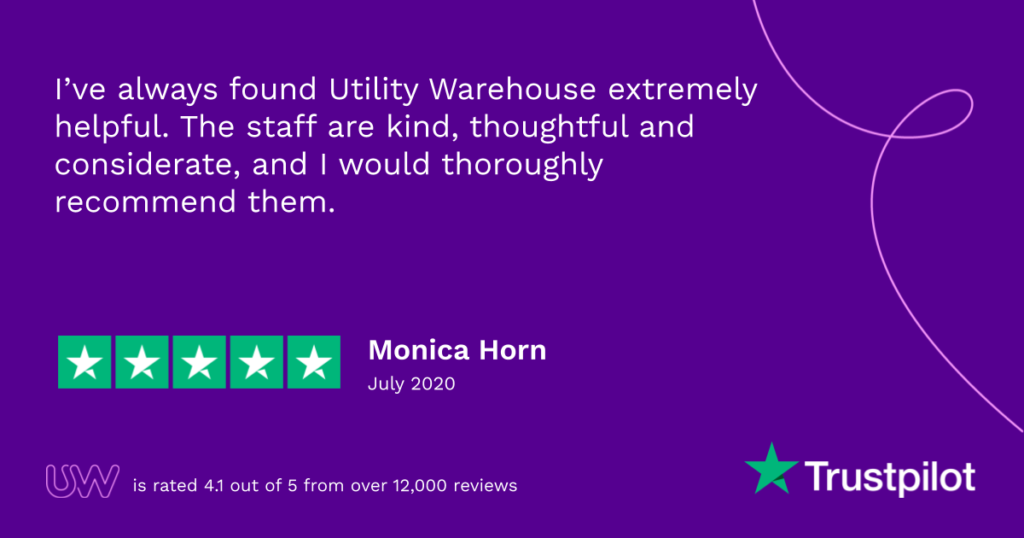 Utility Warehouse Trustpilot review 10