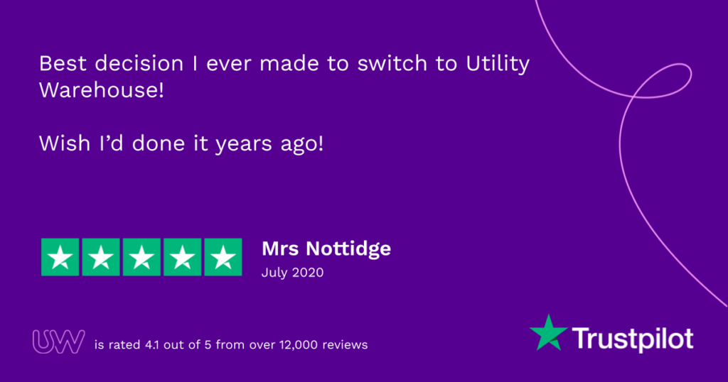 Utility Warehouse Trustpilot review 2