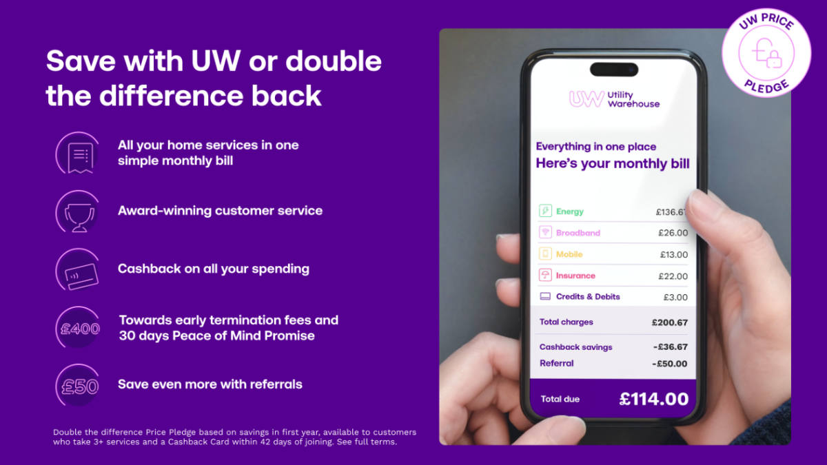 Save with UW or double the difference back