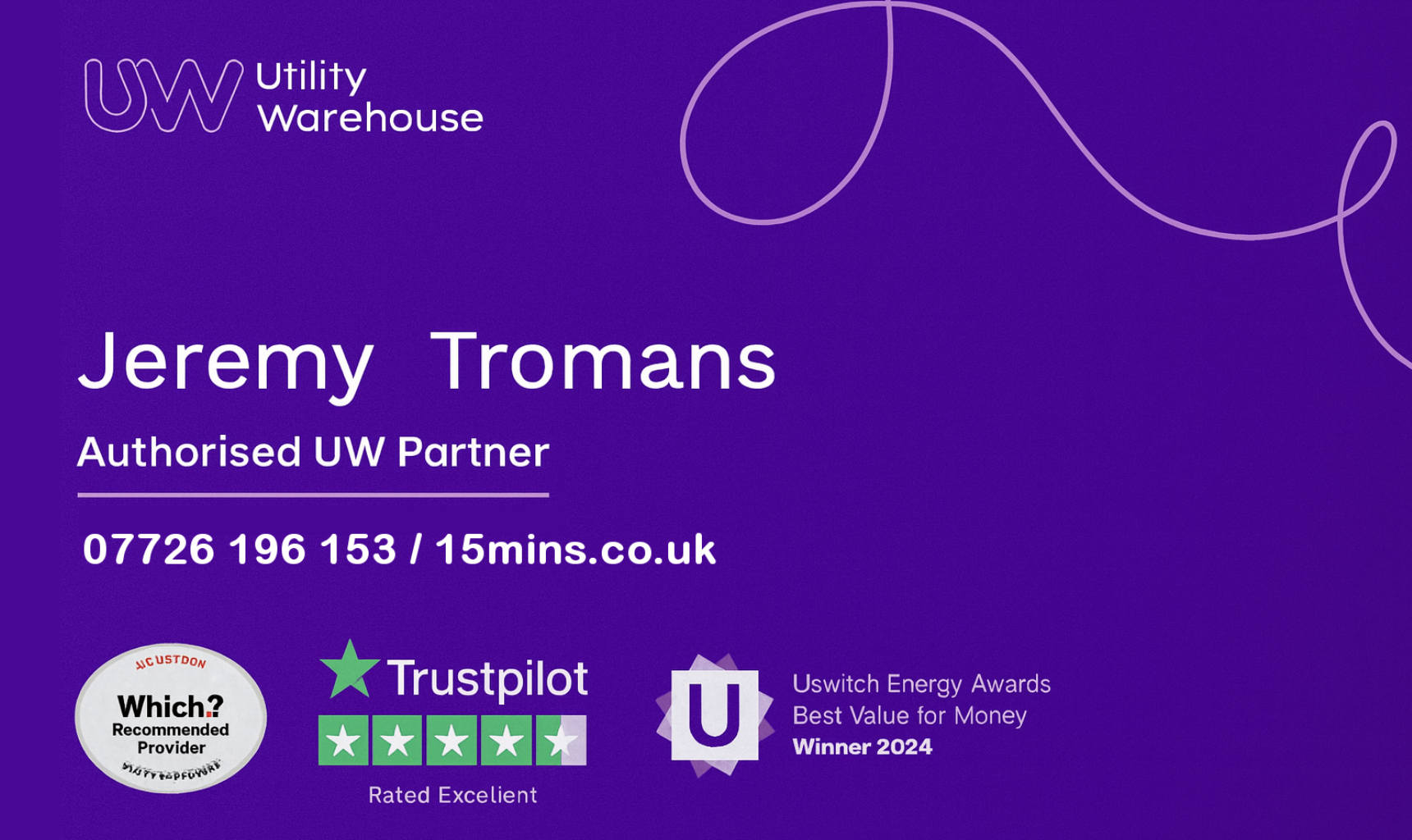 Helping people save money on essential services and supporting others to earn a flexible income with Utility Warehouse