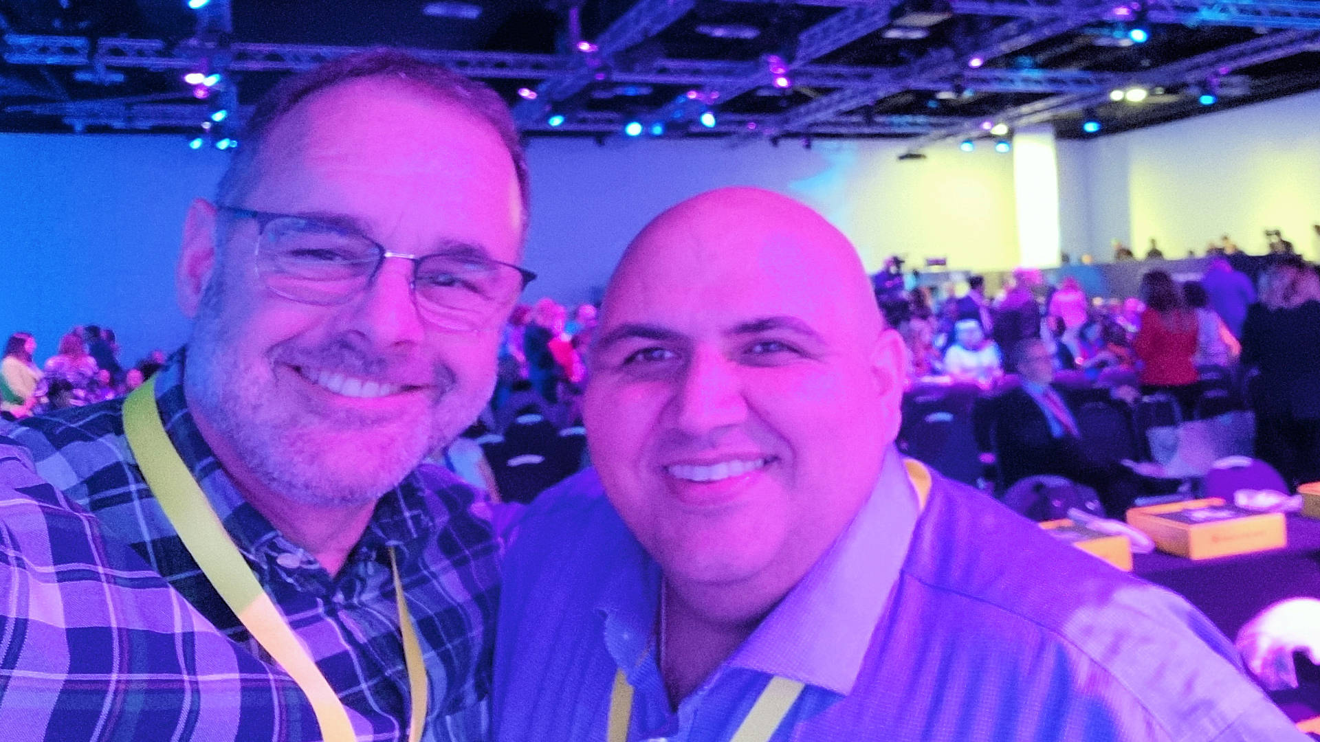 UW-Partners-Jeremy-Tromans-and-Ram-Datt Ram Datt and Jeremy Tromans at Utility Warehouse event in 2024