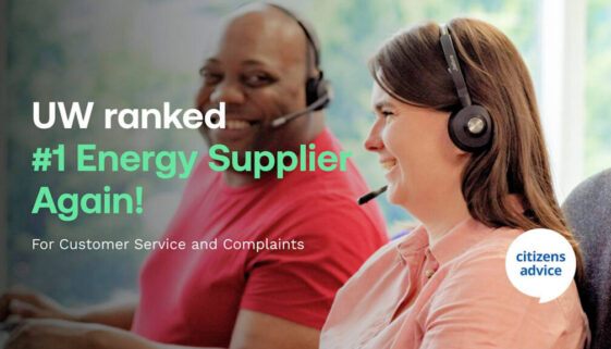 Citizens Advice Energy Rankings 2025 - Utility Warehouse ranked #1