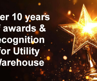 10 years of awards and recognition for the Utility Warehouse (UW)