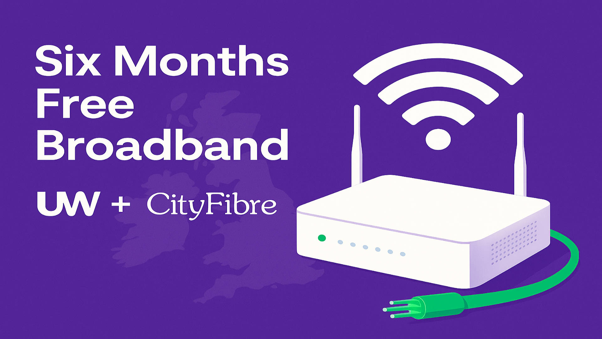 CityFibre broadband deals with Utility Warehouse